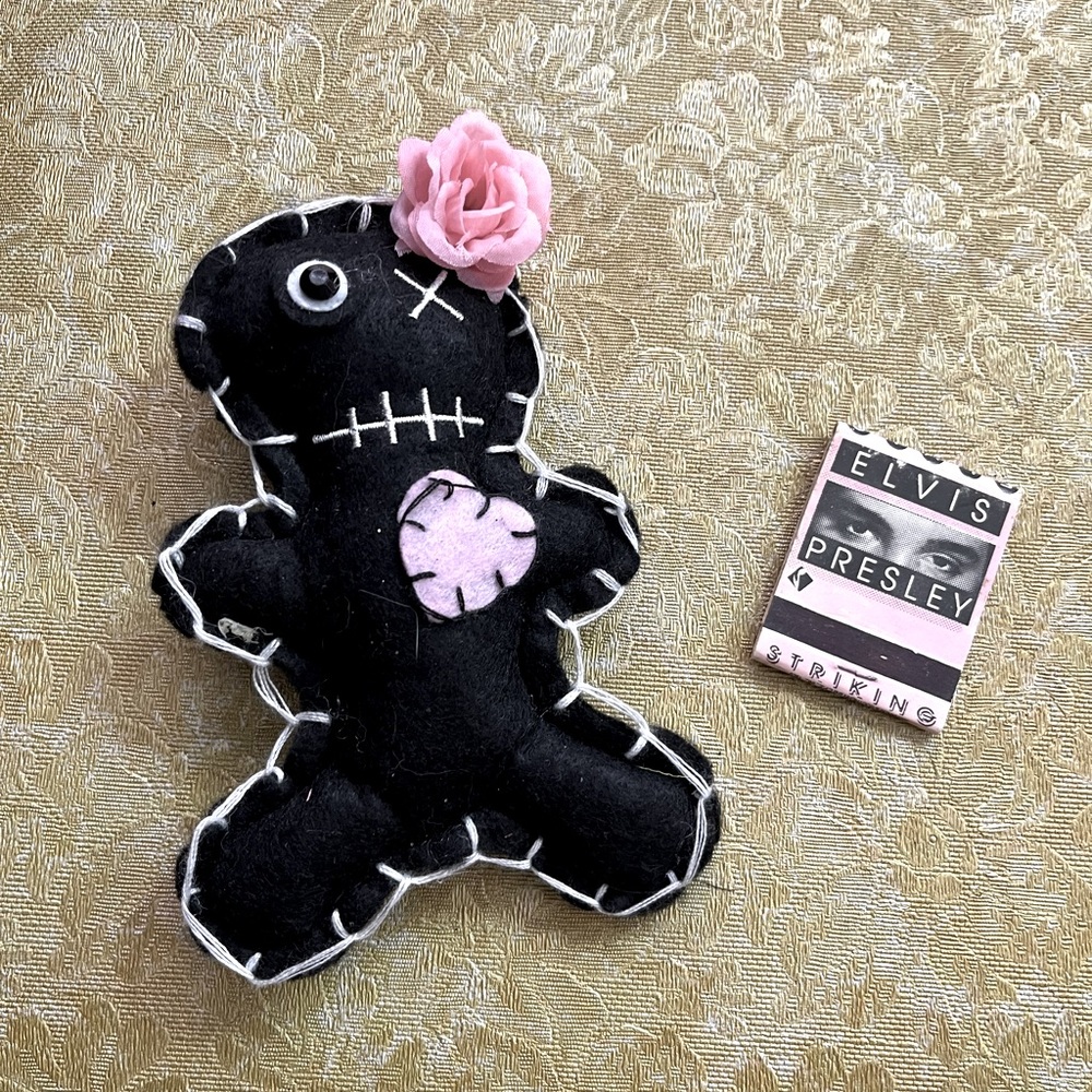 Misfortune Galore Rockabilly Psychobilly Goth Voodoo Doll Pinup Hair Fascinator